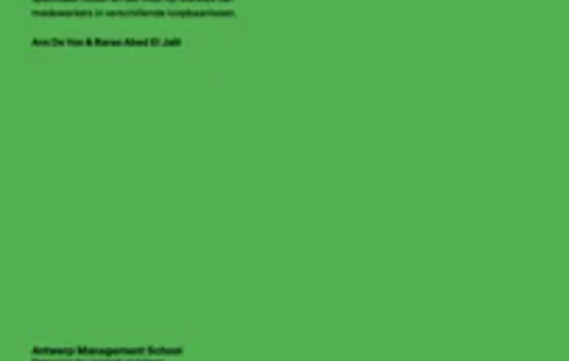 Bouwen aan een person career fit